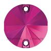 SWAROVSKI 3200 Rivoli Rhinestones 14mm Fuchsia
